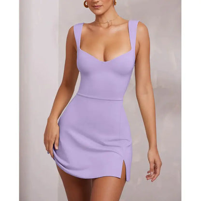 Sling Backless Spaghetti Strap Dress for Party Night
